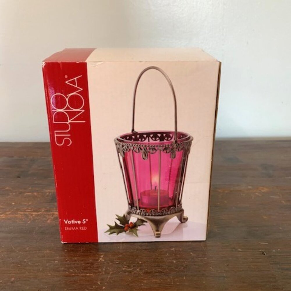 Studio Nova Emma Red Votive - Picture 8 of 9